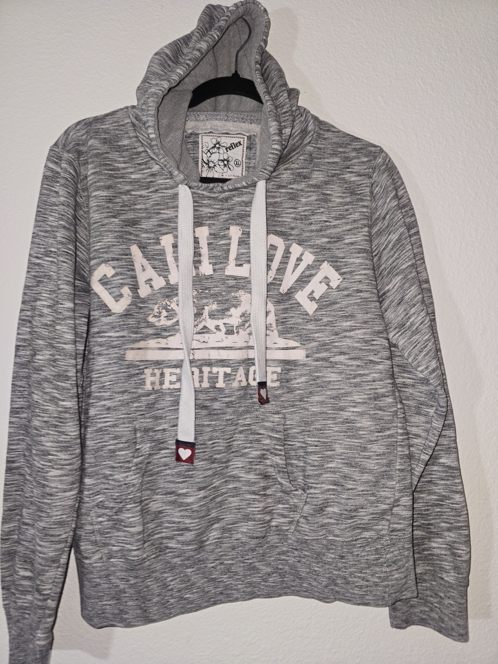 Cali Love Heritage Men's Gray Hooded Sweatshirt